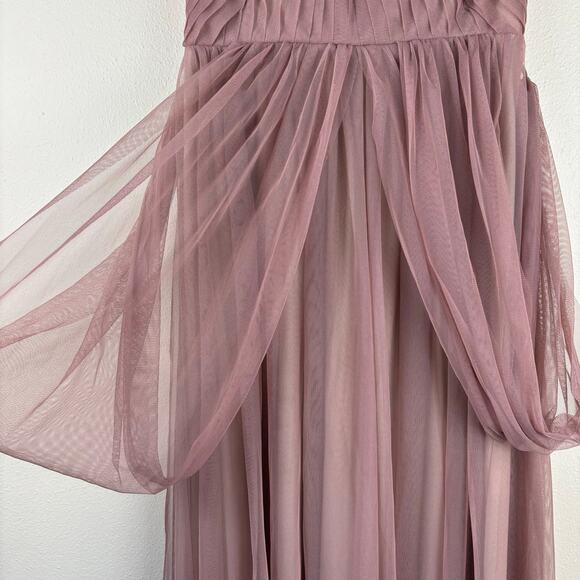 Birdy Grey Christina Sandy Taupe Convertible Dress Size Small in Sandy Taupe - Picture 6 of 13